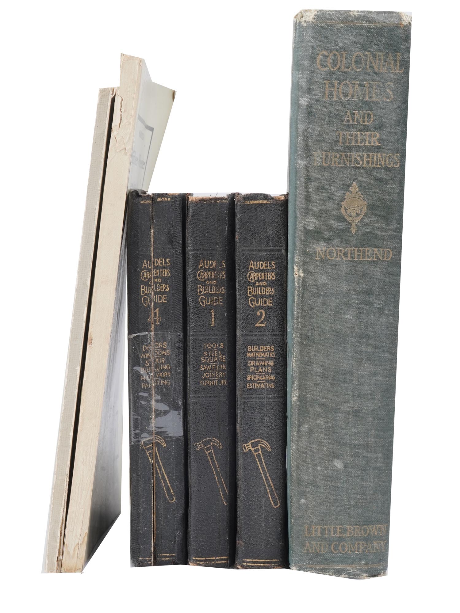 COLONIAL HOMES, CARPENTERS GUIDE BOOKS AND FRAMES PIC-2